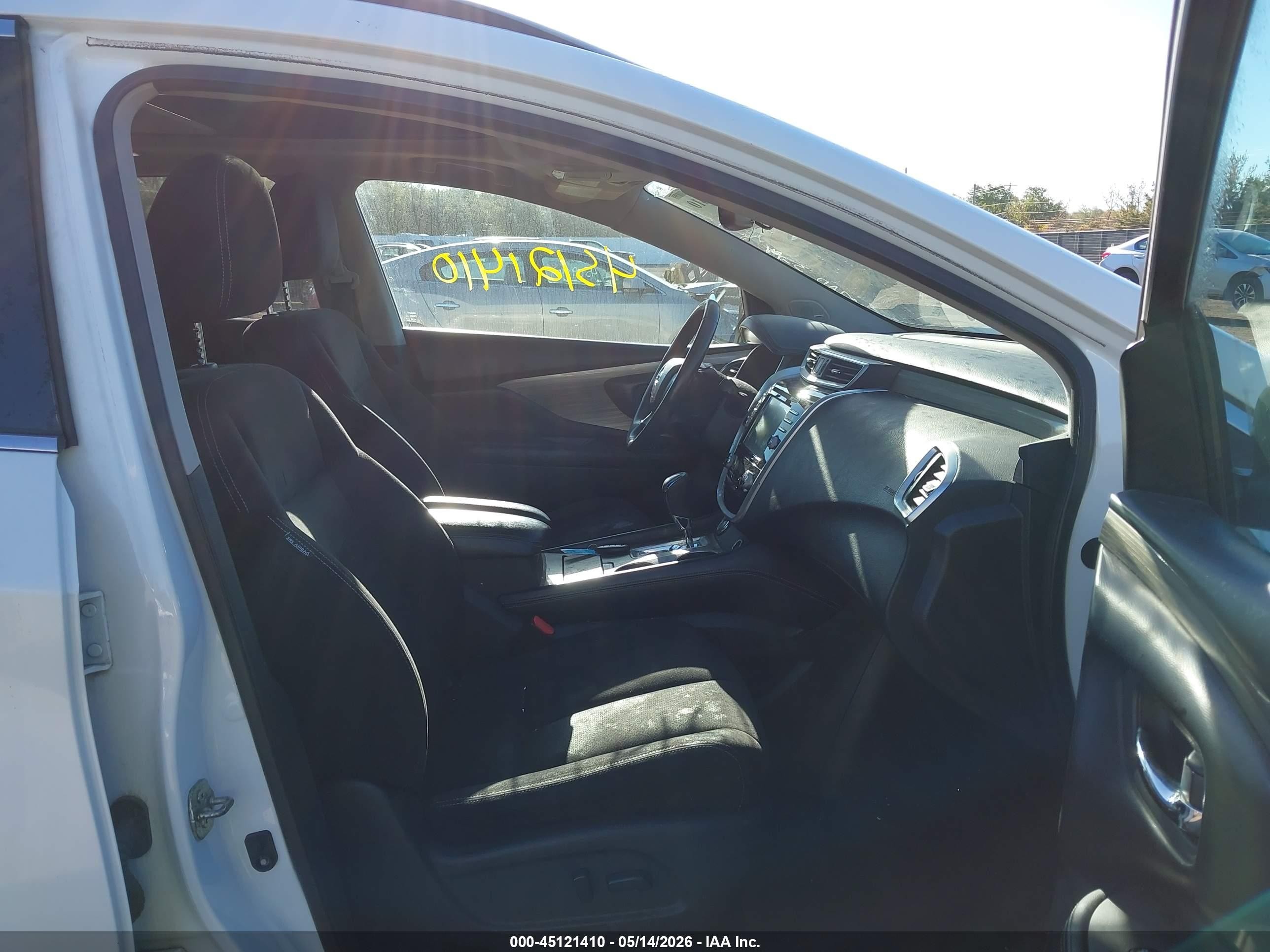 2016 Nissan Murano Sv White vin: 5N1AZ2MH8GN160822