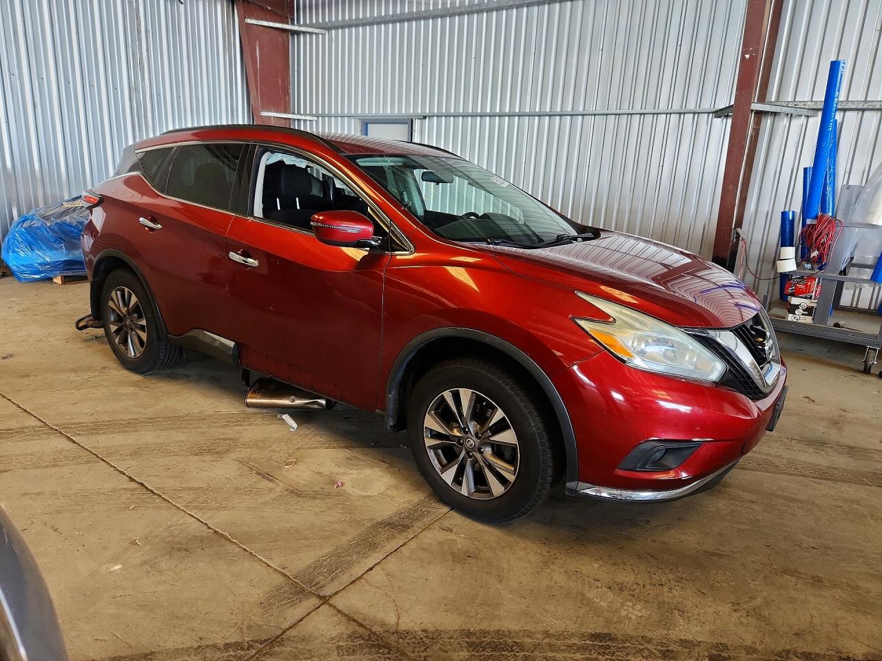 2017 Nissan Murano Sv Бордовый vin: 5N1AZ2MH8HN158845