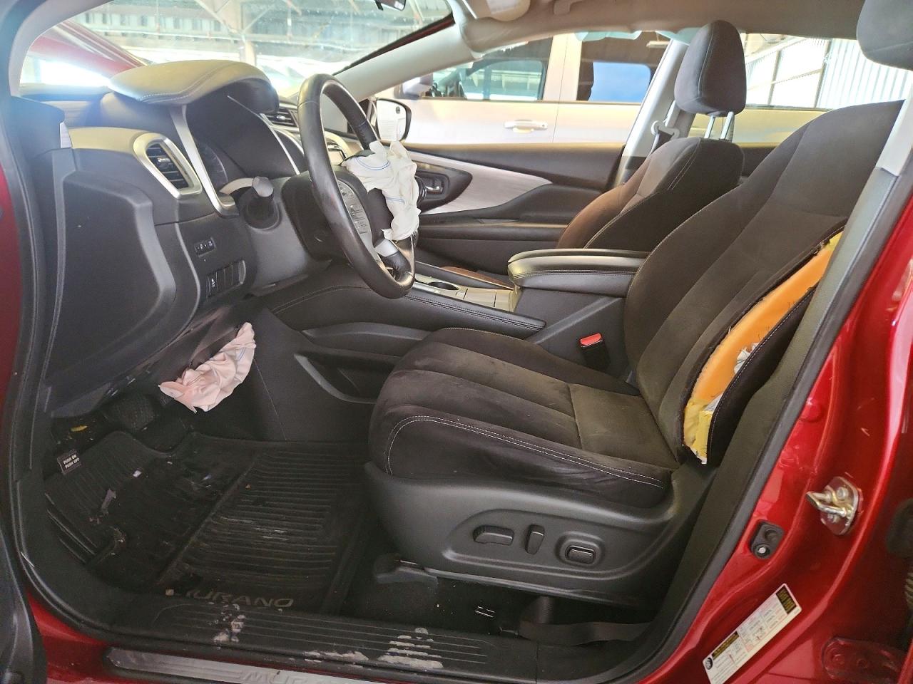 2017 Nissan Murano Sv Бордовый vin: 5N1AZ2MH8HN158845