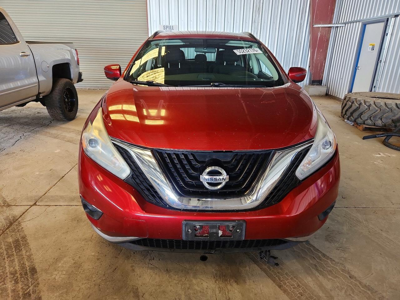 2017 Nissan Murano Sv Бордовый vin: 5N1AZ2MH8HN158845