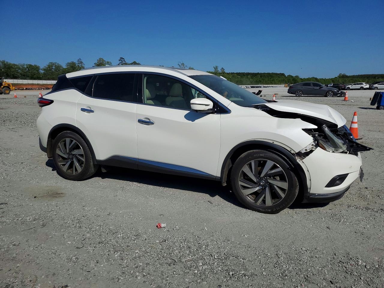 2018 Nissan Murano Platinum Белый vin: 5N1AZ2MH8JN145924