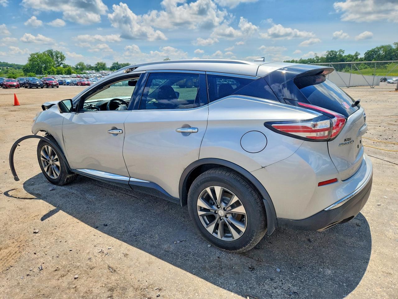 2015 Nissan Murano Sl Silver vin: 5N1AZ2MH9FN202137