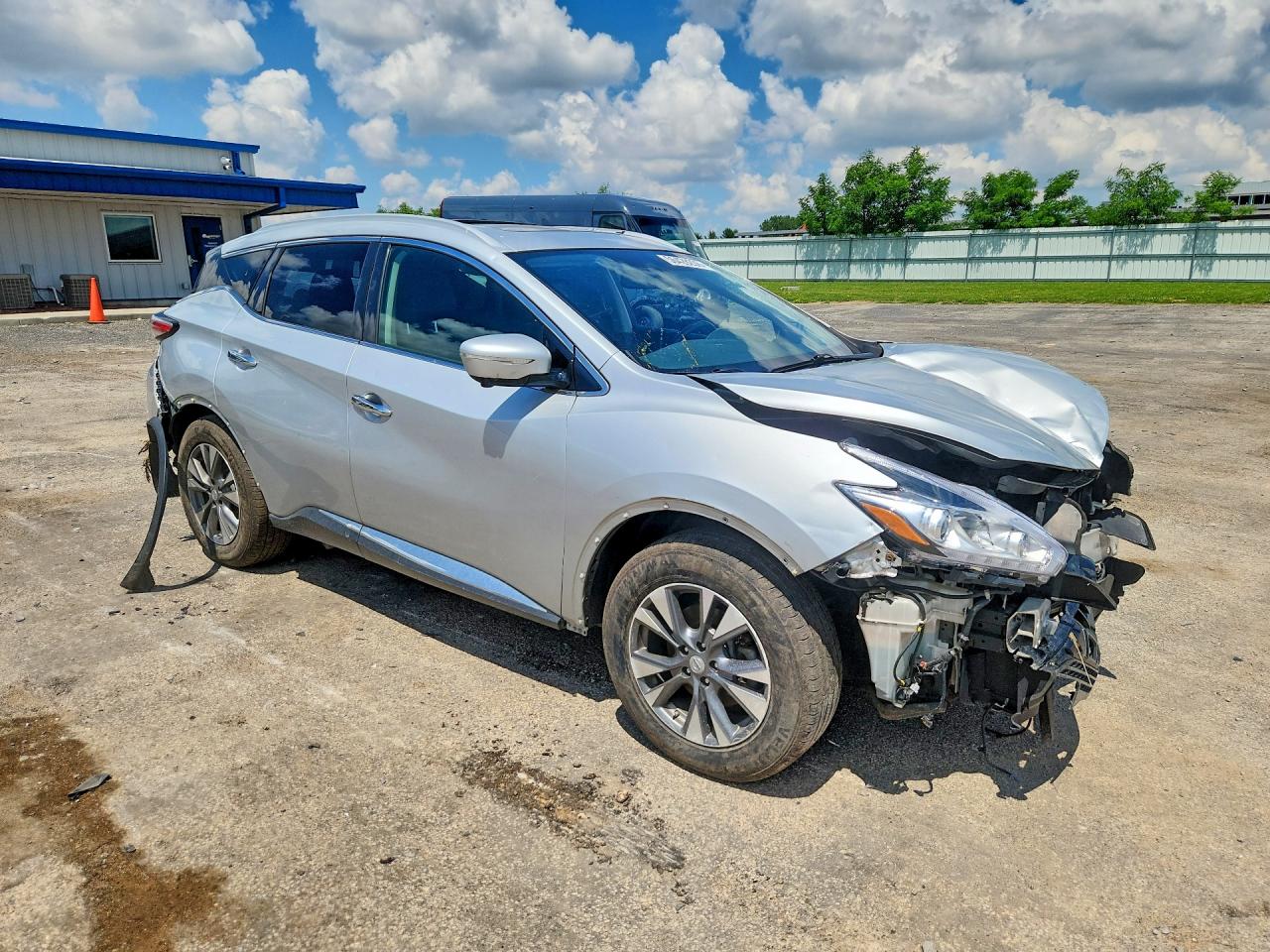 2015 Nissan Murano Sl Silver vin: 5N1AZ2MH9FN202137