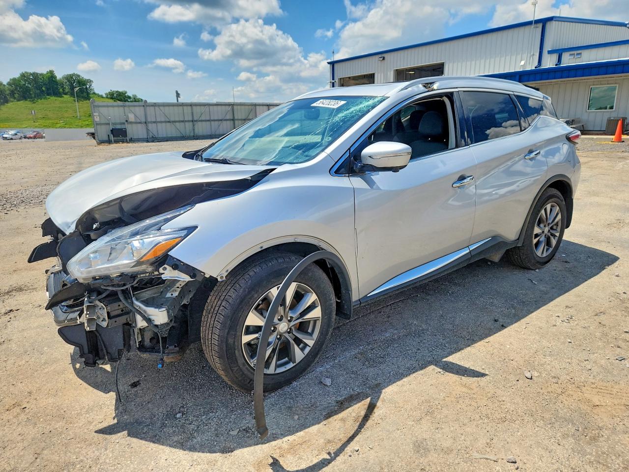2015 Nissan Murano Sl Silver vin: 5N1AZ2MH9FN202137