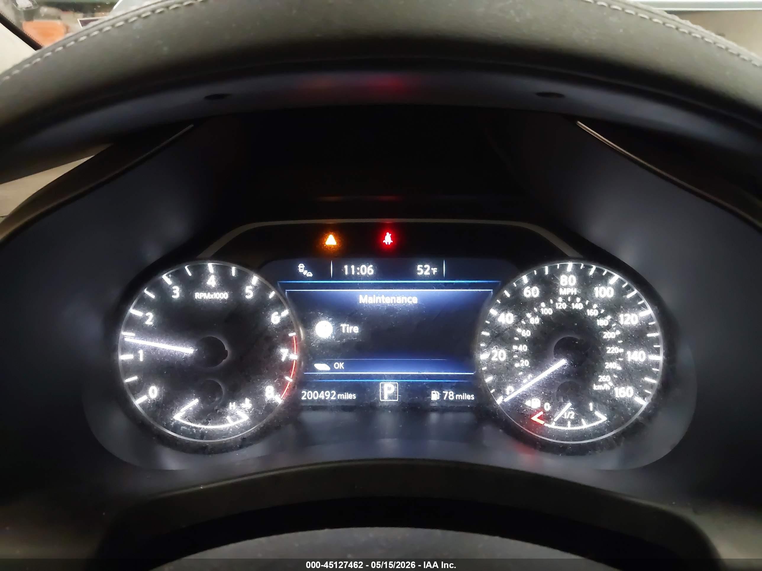 2015 Nissan Murano Sl Gray vin: 5N1AZ2MH9FN217463
