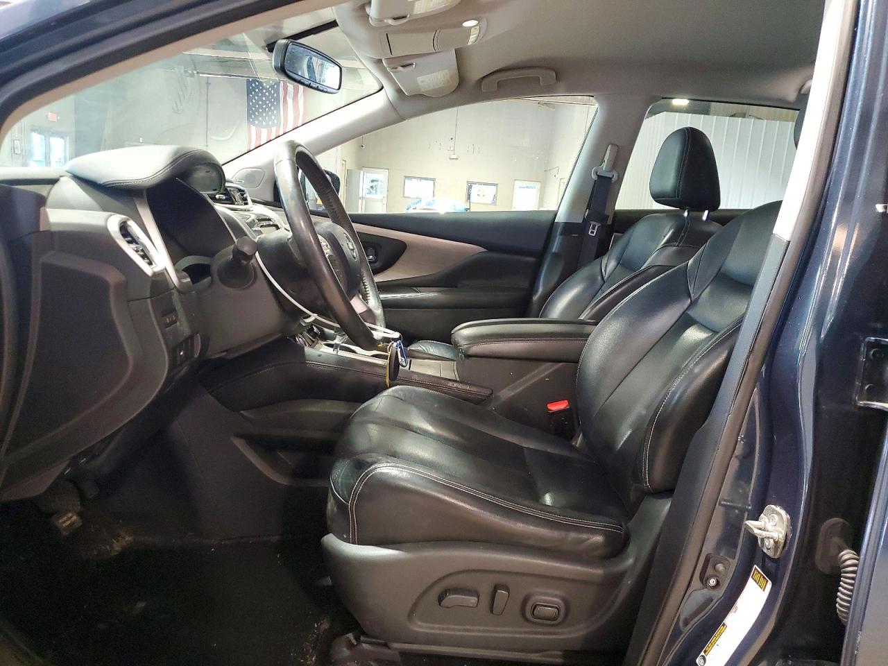 2015 Nissan Murano Sl Blue vin: 5N1AZ2MH9FN221108