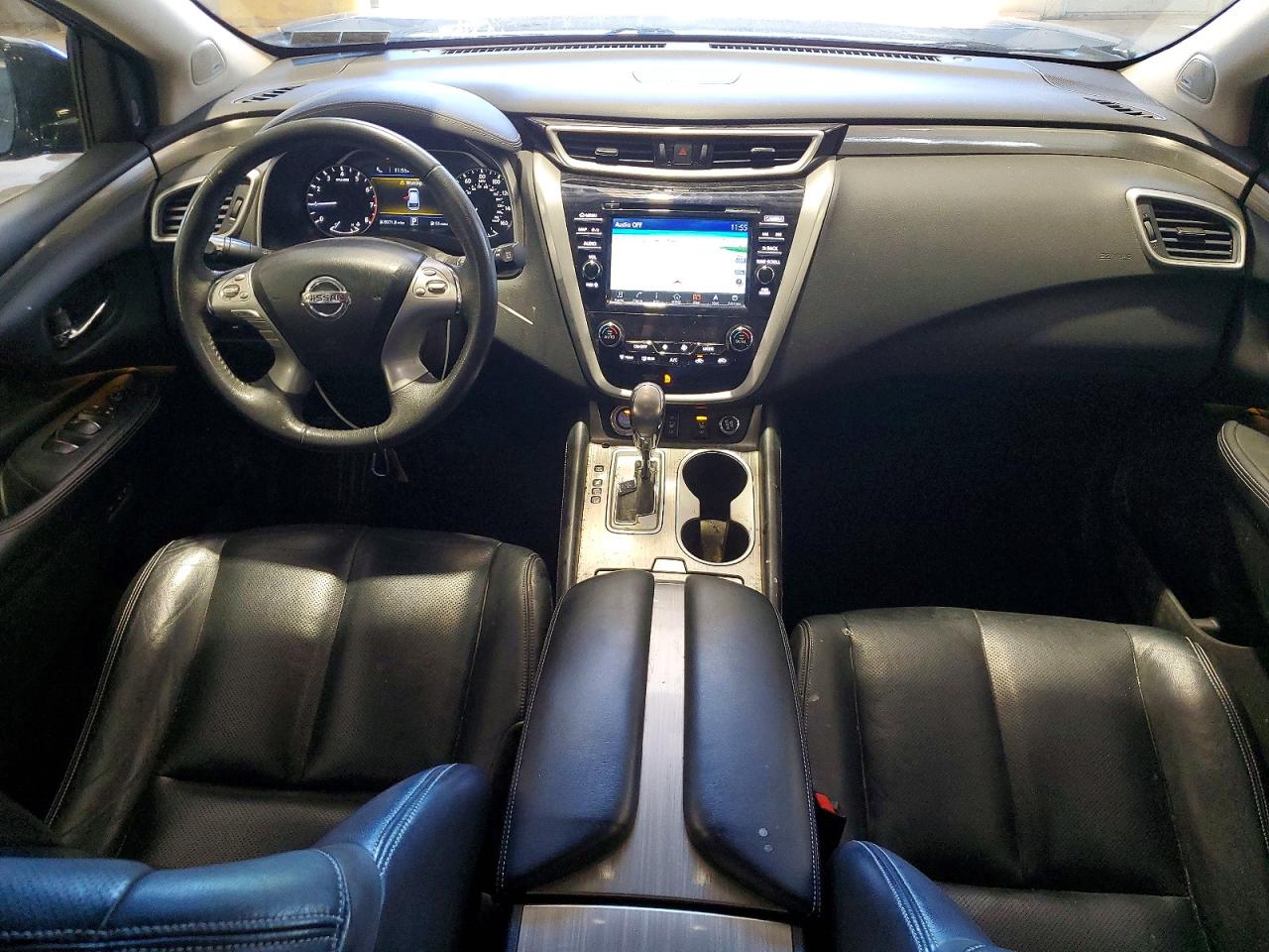2015 Nissan Murano Sl Blue vin: 5N1AZ2MH9FN221108