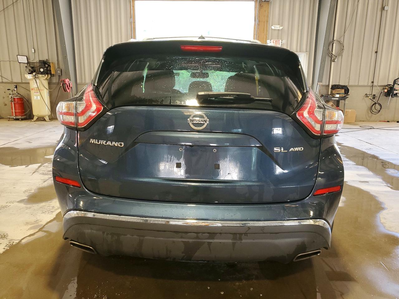 2015 Nissan Murano Sl Blue vin: 5N1AZ2MH9FN221108
