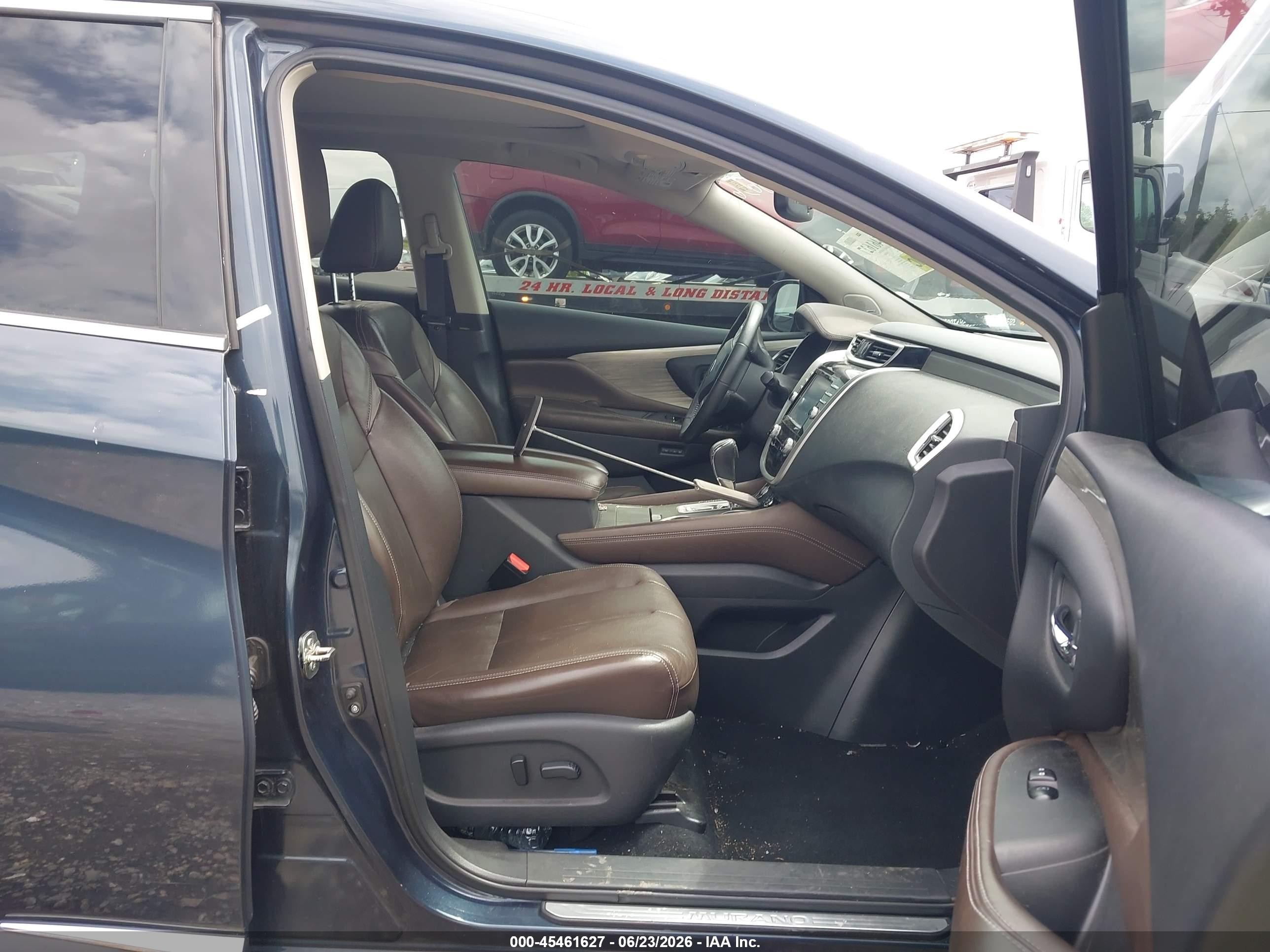 2015 Nissan Murano Sl Dark Blue vin: 5N1AZ2MH9FN228656