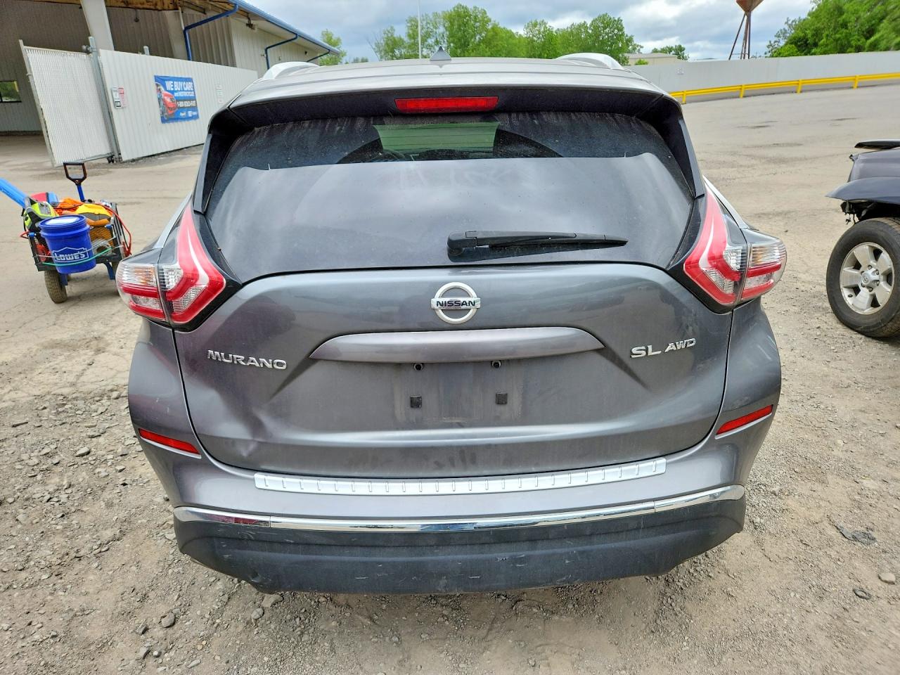 2015 Nissan Murano Sl Gray vin: 5N1AZ2MH9FN232612