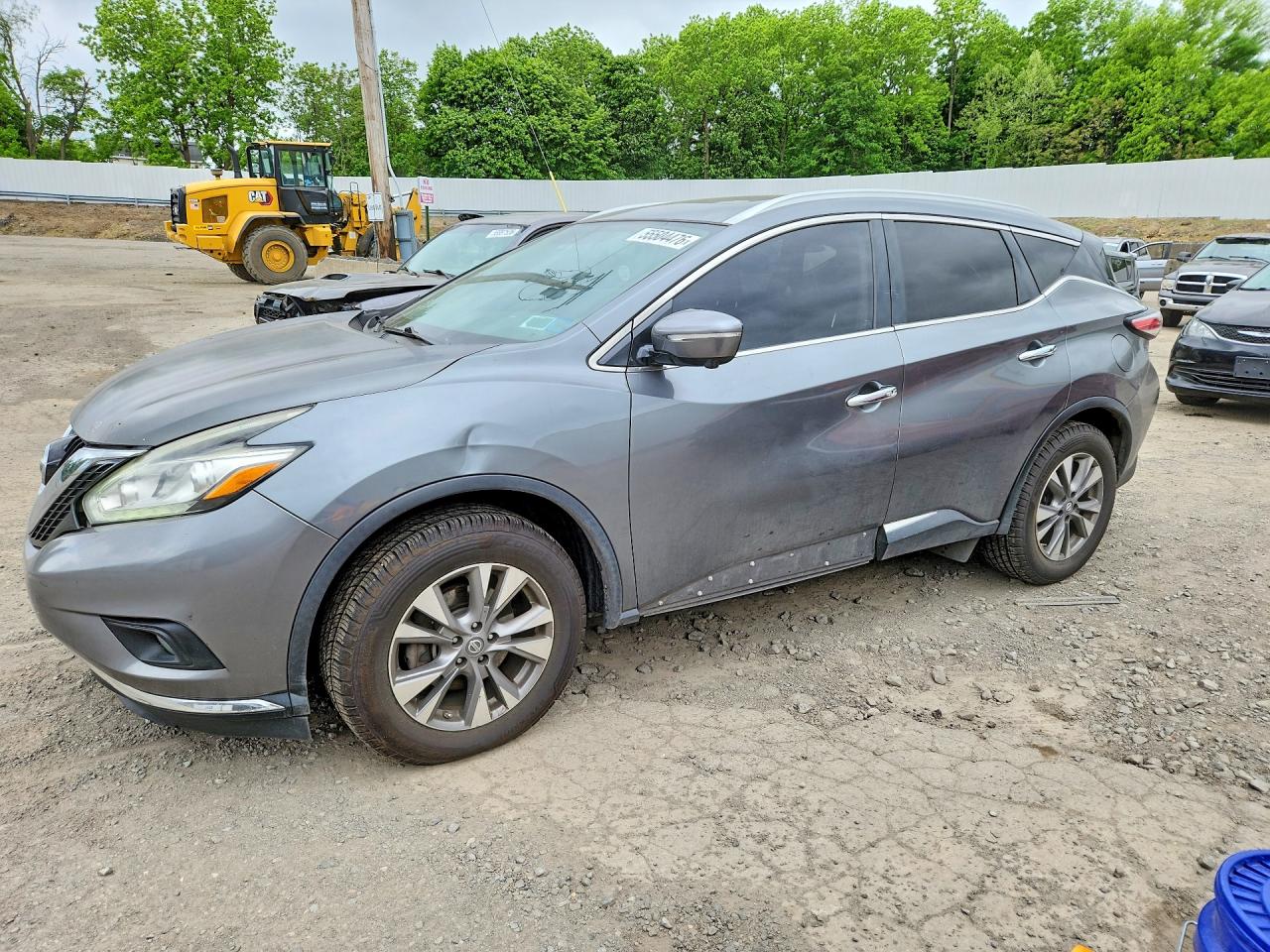 2015 Nissan Murano Sl Gray vin: 5N1AZ2MH9FN232612