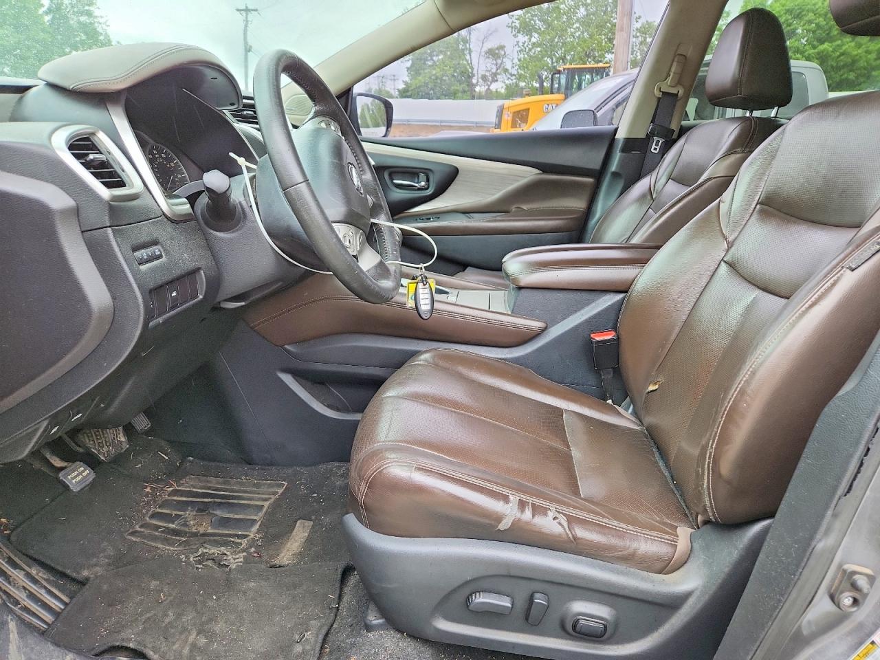 2015 Nissan Murano Sl Gray vin: 5N1AZ2MH9FN232612
