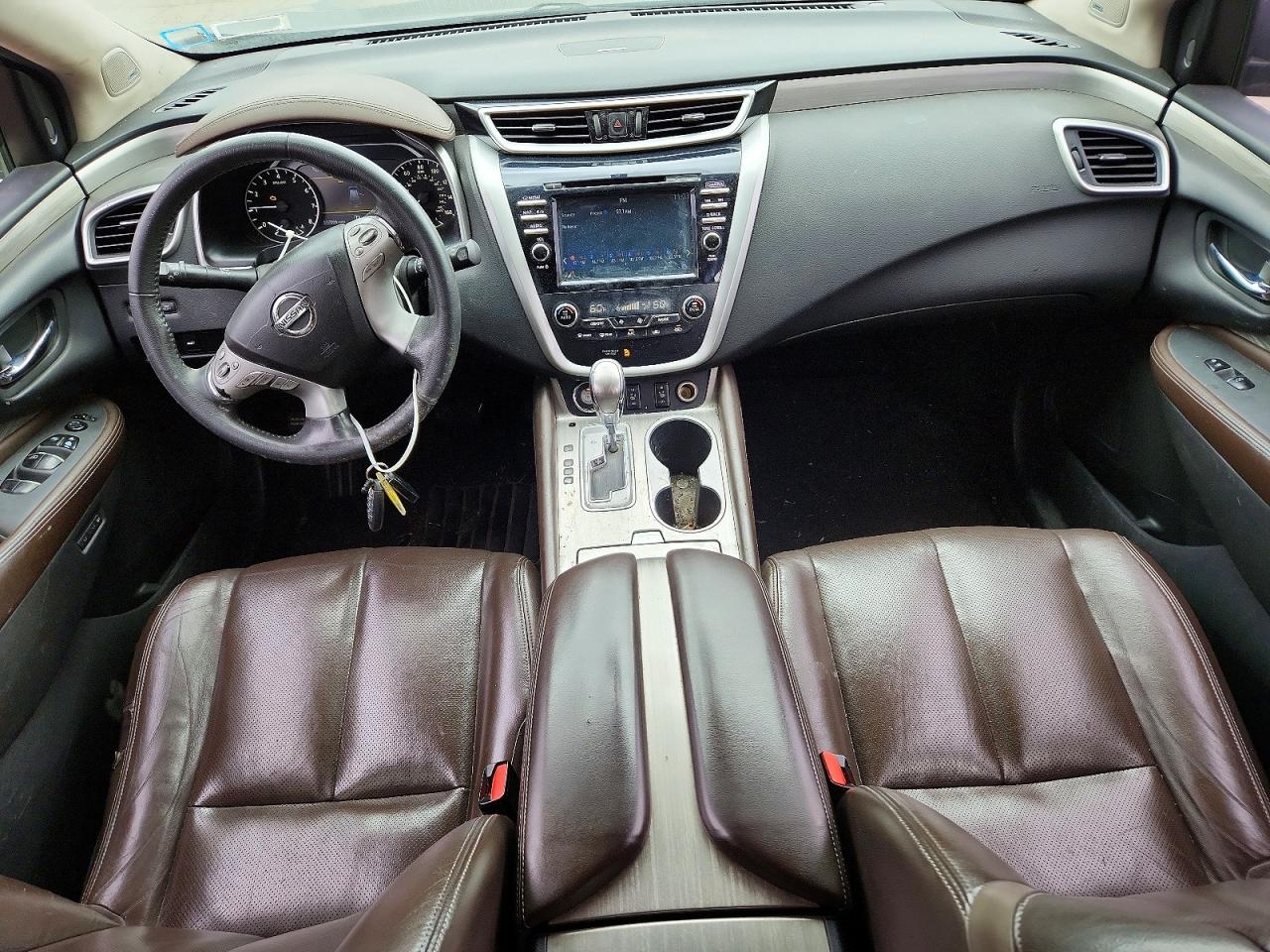 2015 Nissan Murano Sl Gray vin: 5N1AZ2MH9FN232612