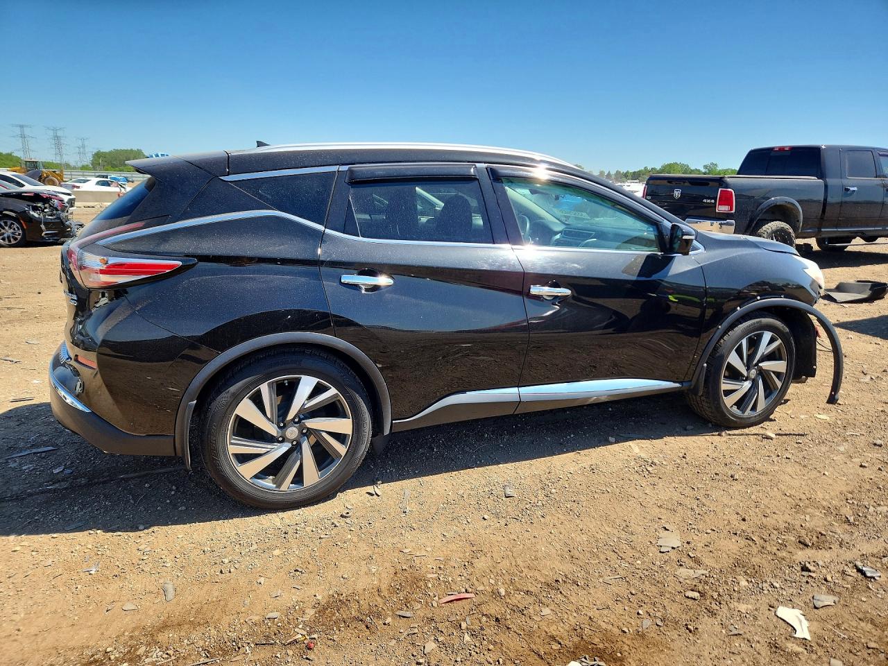2015 Nissan Murano S Black vin: 5N1AZ2MH9FN233131