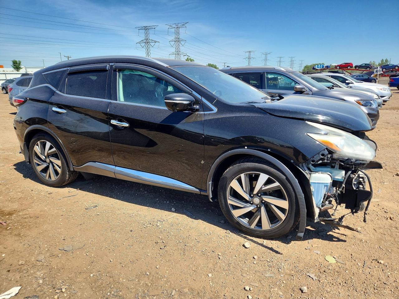 2015 Nissan Murano S Black vin: 5N1AZ2MH9FN233131