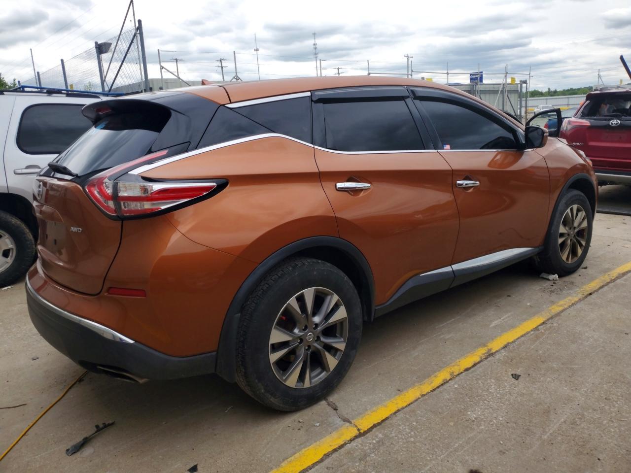 2015 Nissan Murano S Brown vin: 5N1AZ2MH9FN234067