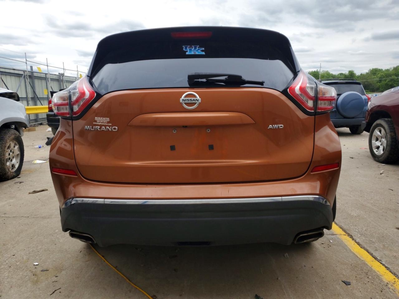 2015 Nissan Murano S Brown vin: 5N1AZ2MH9FN234067