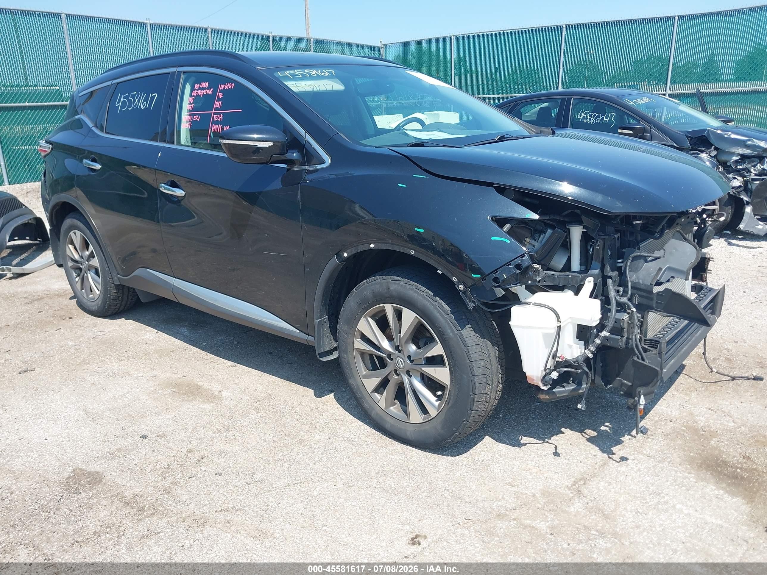2015 Nissan Murano Sv Black vin: 5N1AZ2MH9FN234960