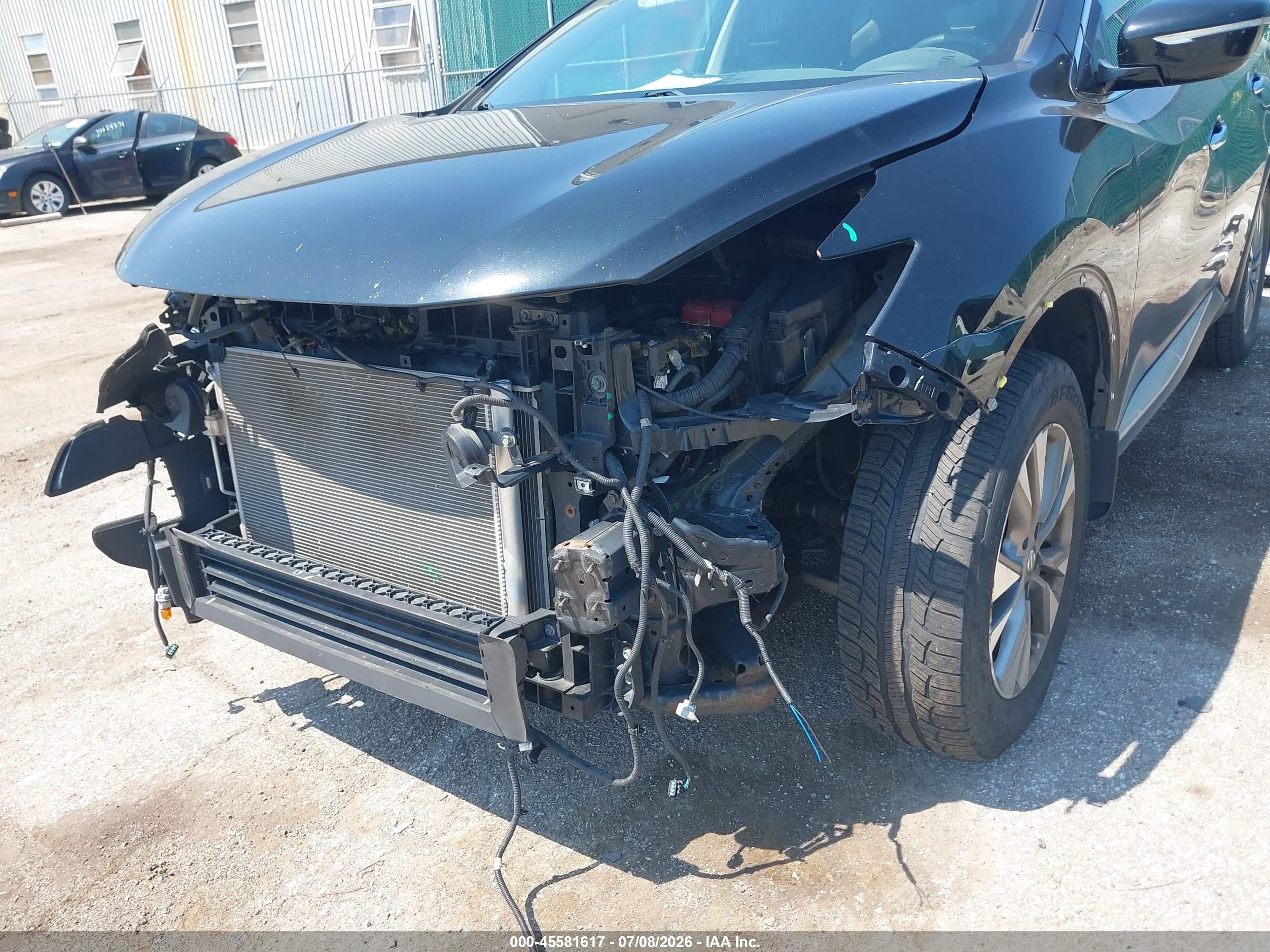 2015 Nissan Murano Sv Black vin: 5N1AZ2MH9FN234960
