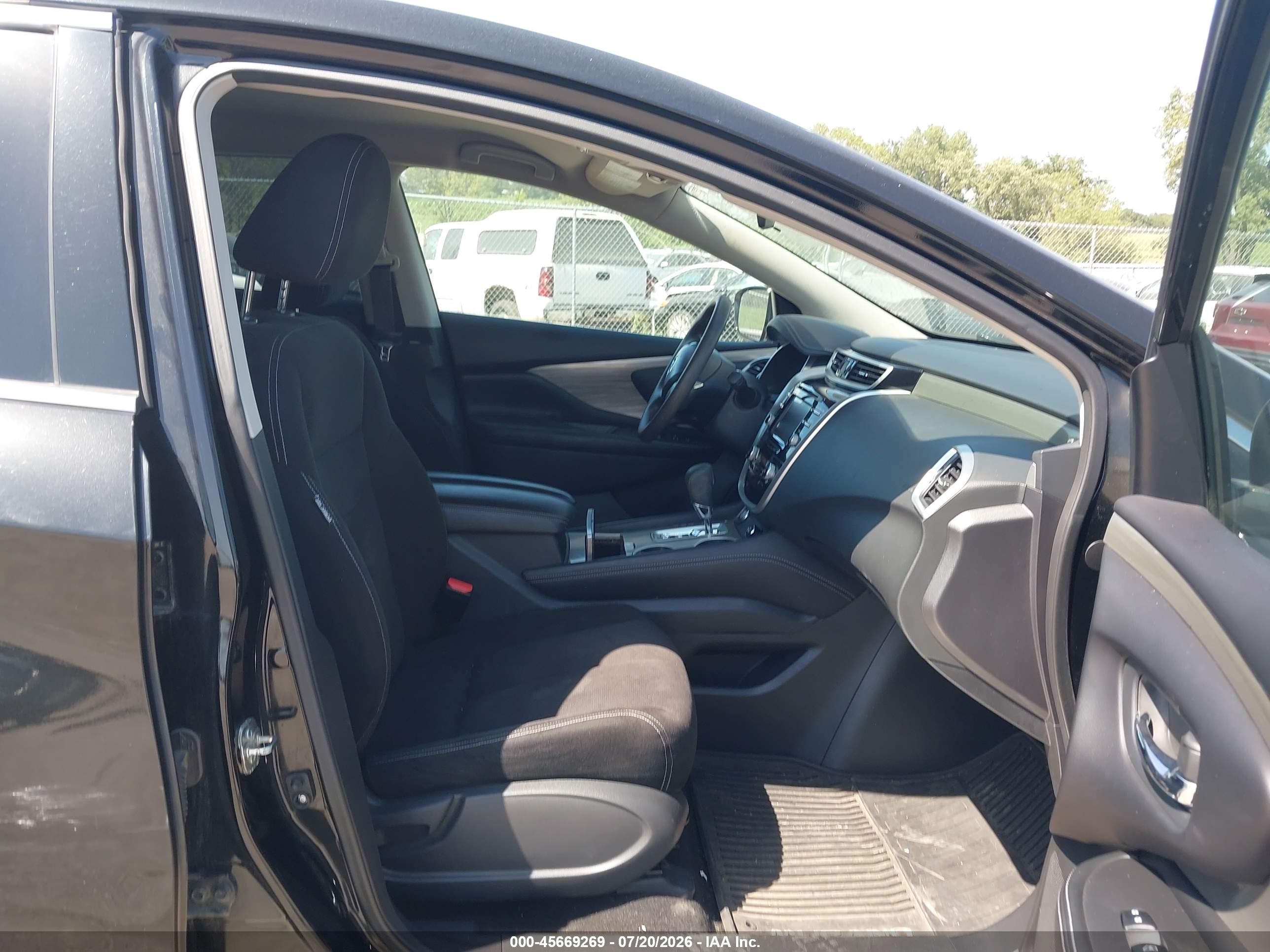 2015 Nissan Murano S Black vin: 5N1AZ2MH9FN235137