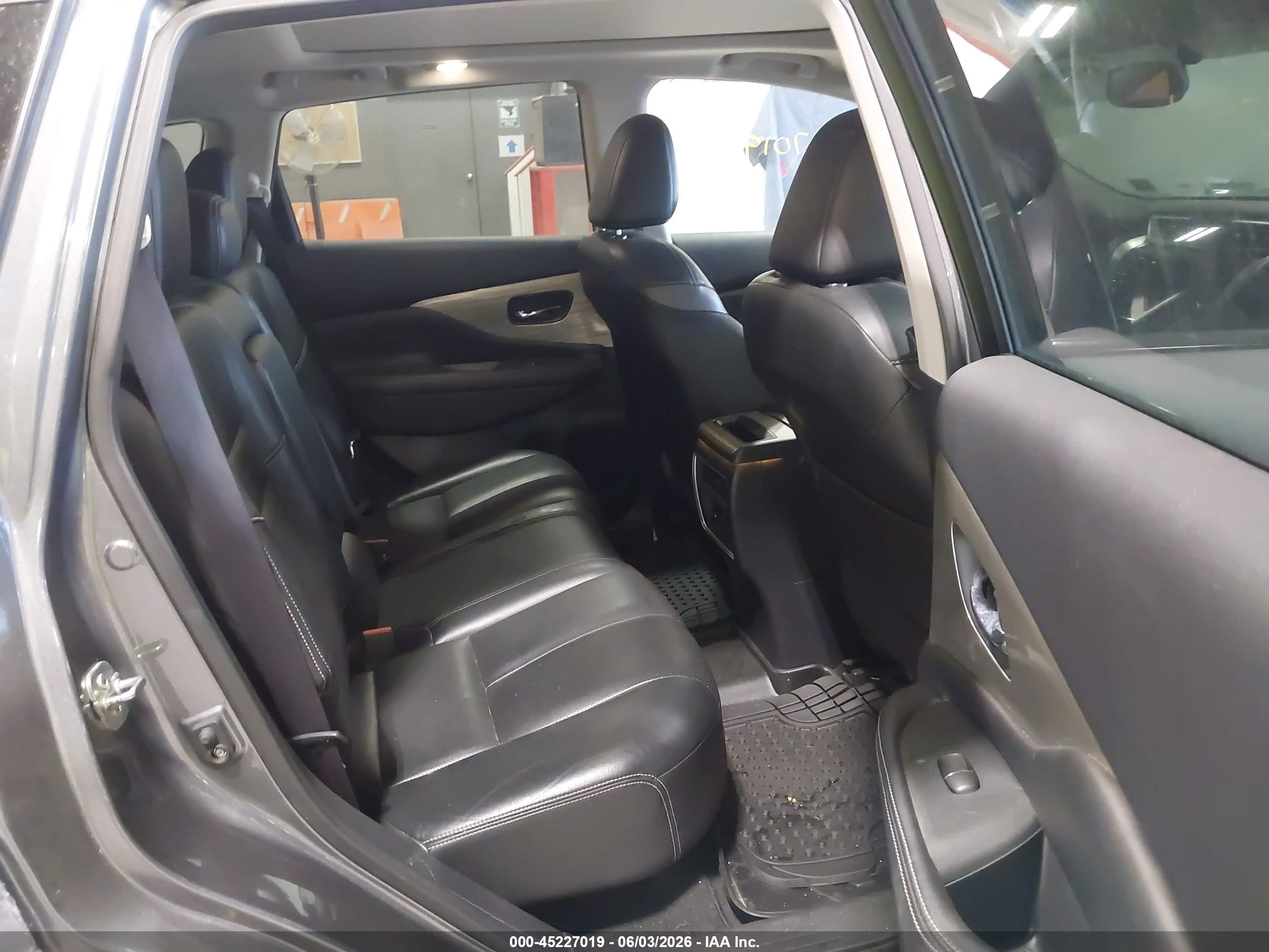2015 Nissan Murano Sl Gray vin: 5N1AZ2MH9FN235655