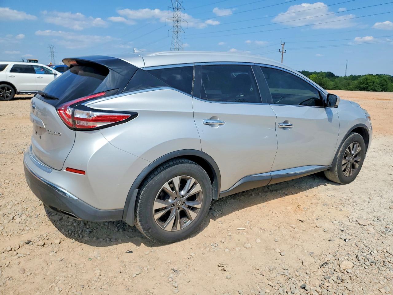 2015 Nissan Murano Sl Silver vin: 5N1AZ2MH9FN243934
