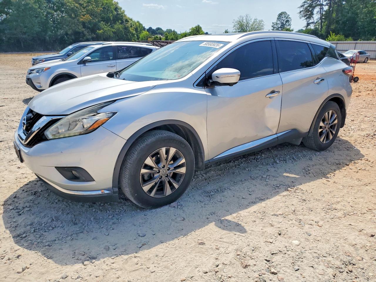 2015 Nissan Murano Sl Silver vin: 5N1AZ2MH9FN243934
