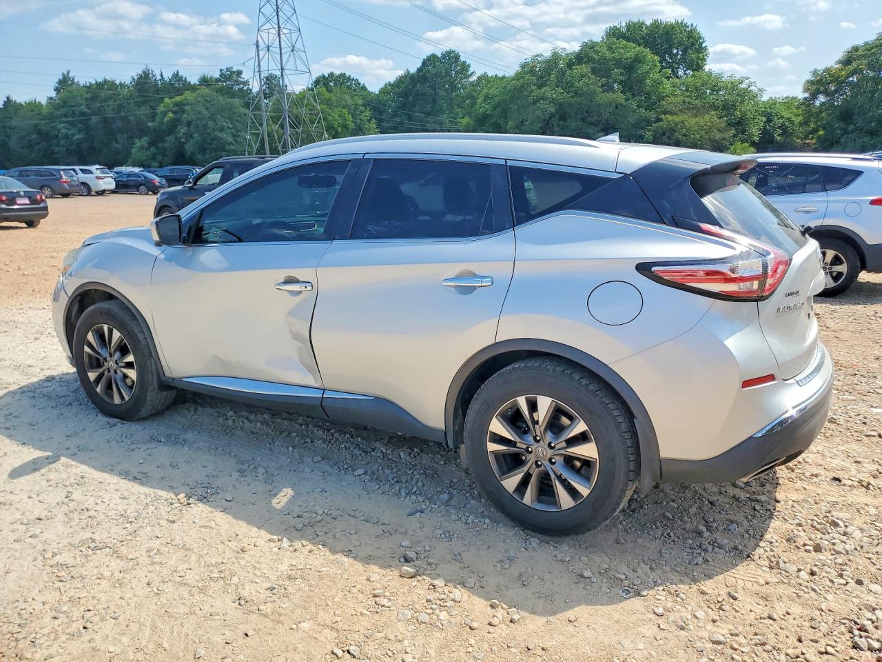 2015 Nissan Murano Sl Silver vin: 5N1AZ2MH9FN243934