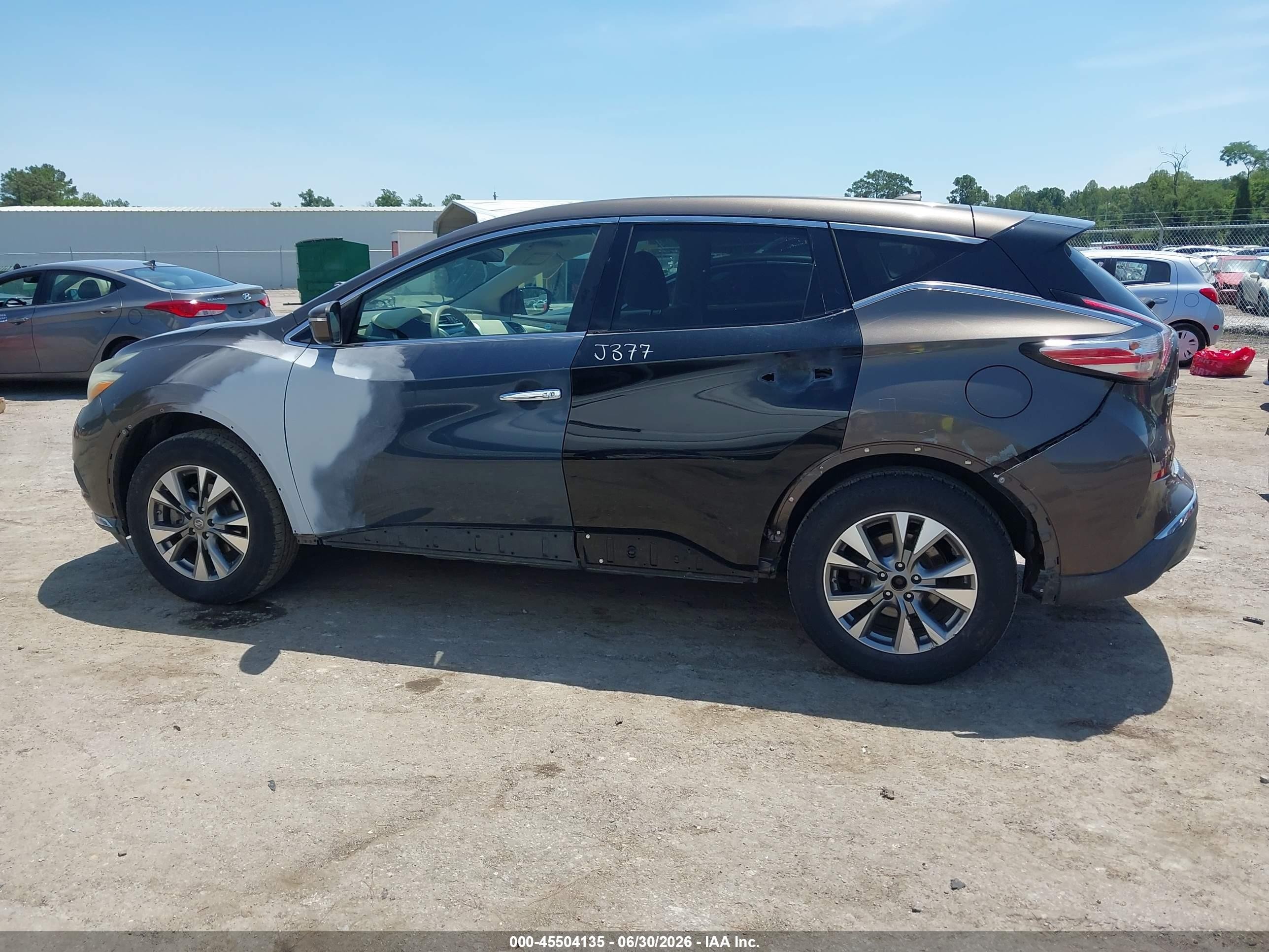2015 Nissan Murano S Коричневый vin: 5N1AZ2MH9FN250656