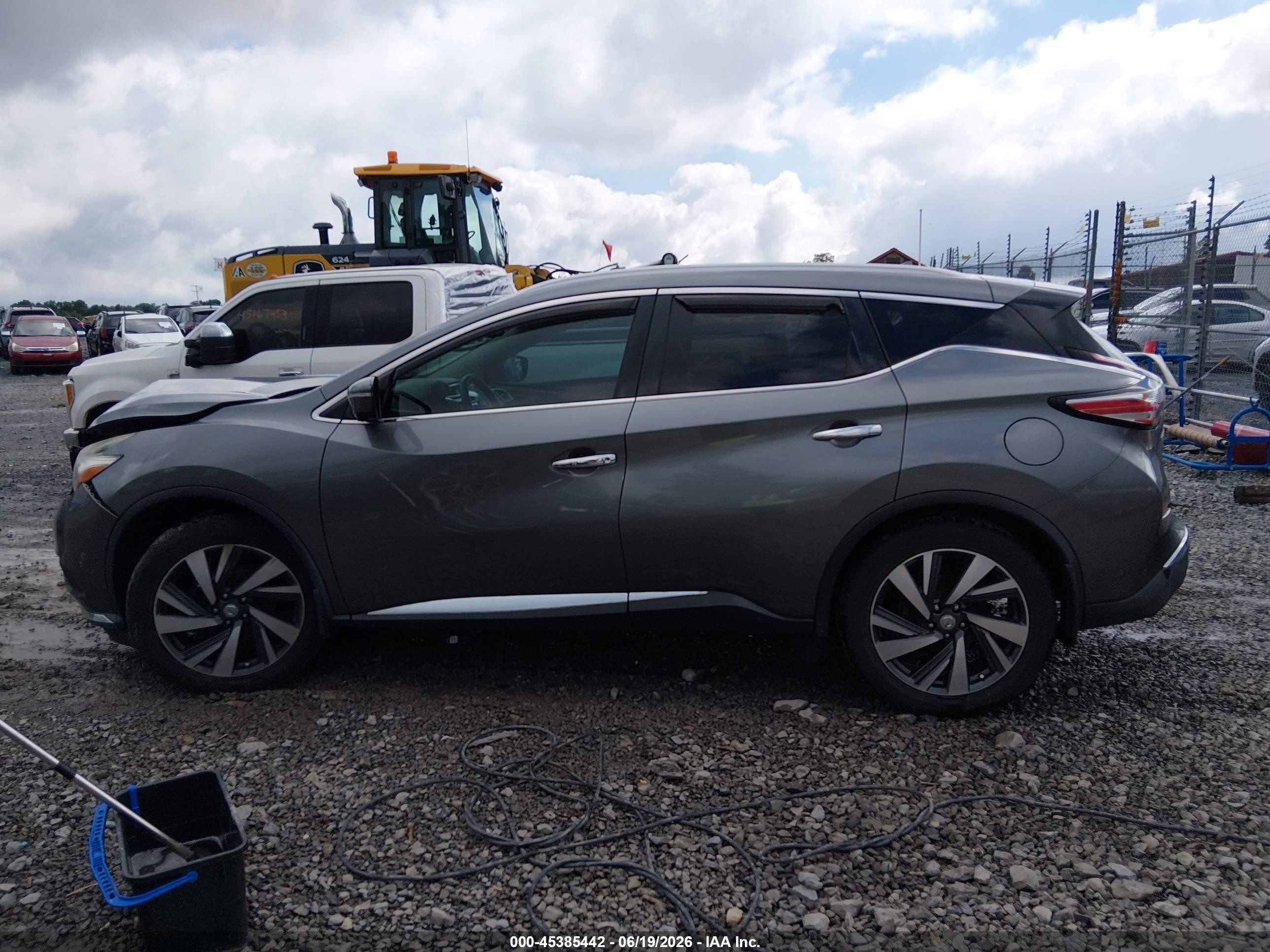 2015 Nissan Murano Platinum Gray vin: 5N1AZ2MH9FN252990
