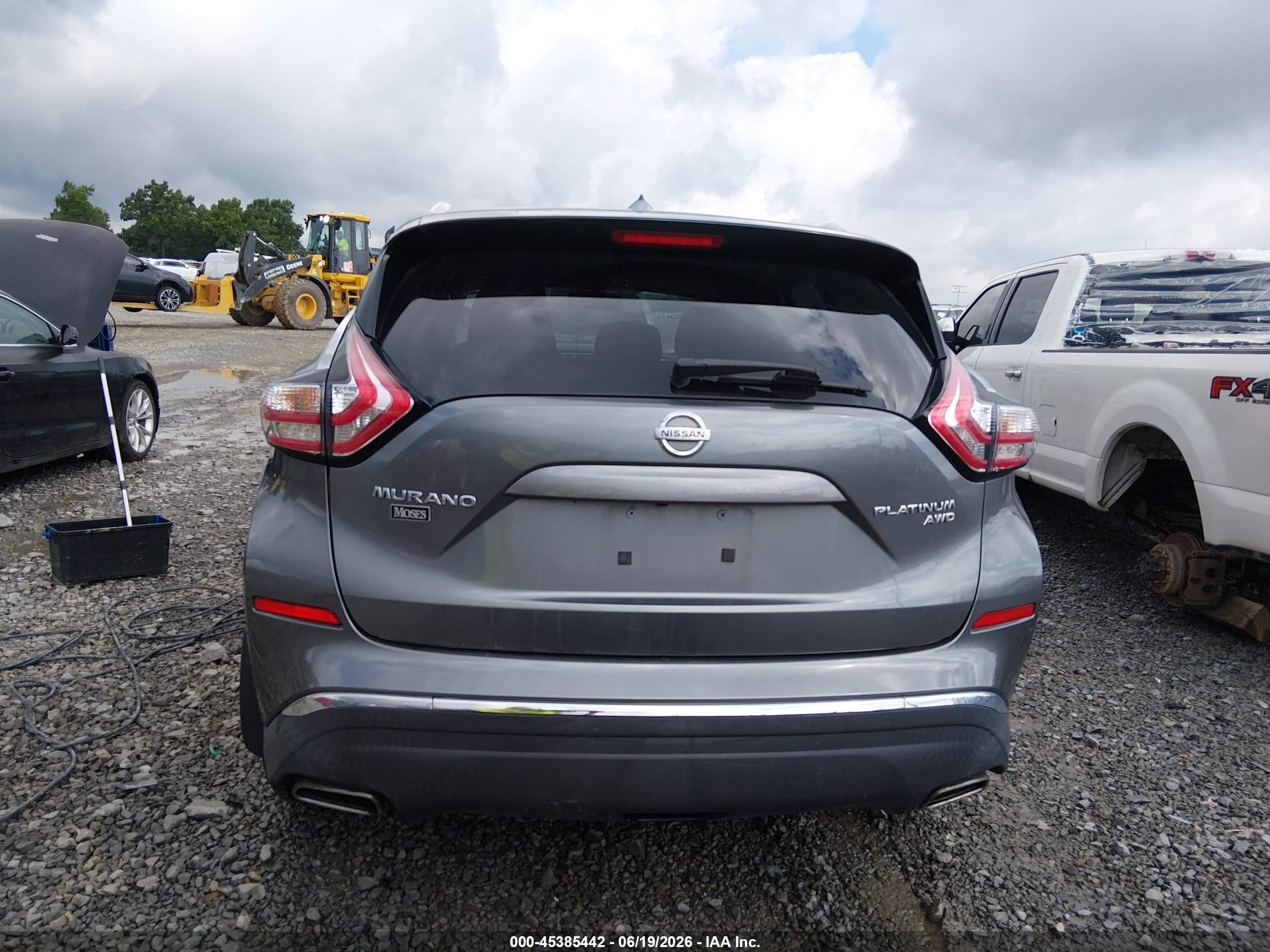 2015 Nissan Murano Platinum Gray vin: 5N1AZ2MH9FN252990