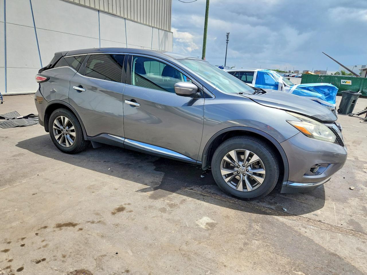 2015 Nissan Murano S Silver vin: 5N1AZ2MH9FN259583