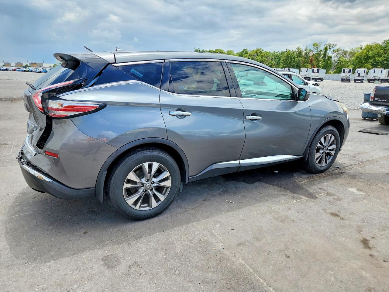 2015 Nissan Murano S Silver vin: 5N1AZ2MH9FN259583