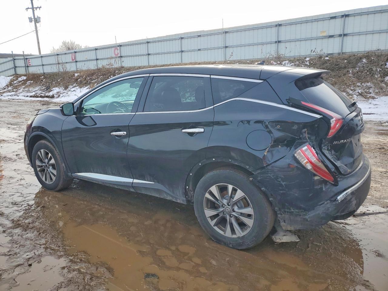 2015 Nissan Murano S Black vin: 5N1AZ2MH9FN259776