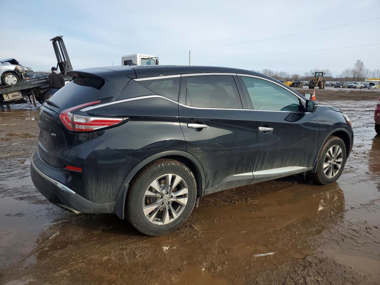 2015 Nissan Murano S Black vin: 5N1AZ2MH9FN259776