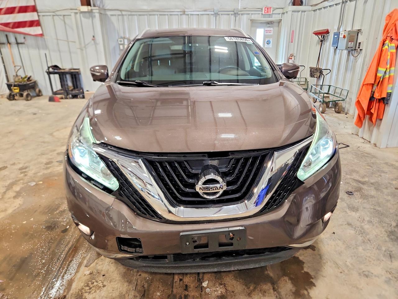 2015 Nissan Murano Platinum Угольный vin: 5N1AZ2MH9FN269305