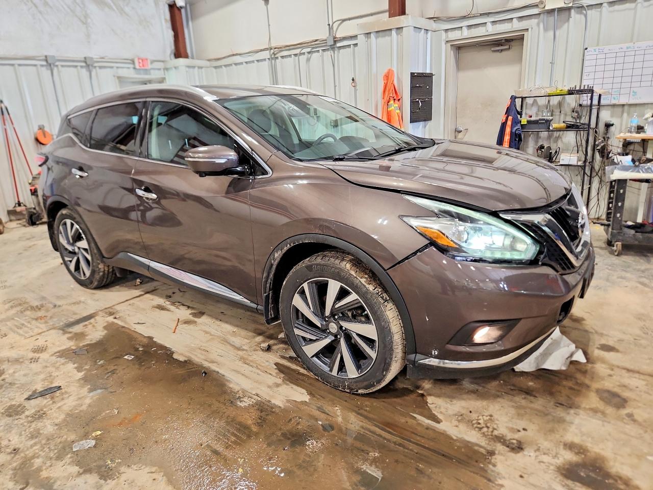 2015 Nissan Murano Platinum Угольный vin: 5N1AZ2MH9FN269305