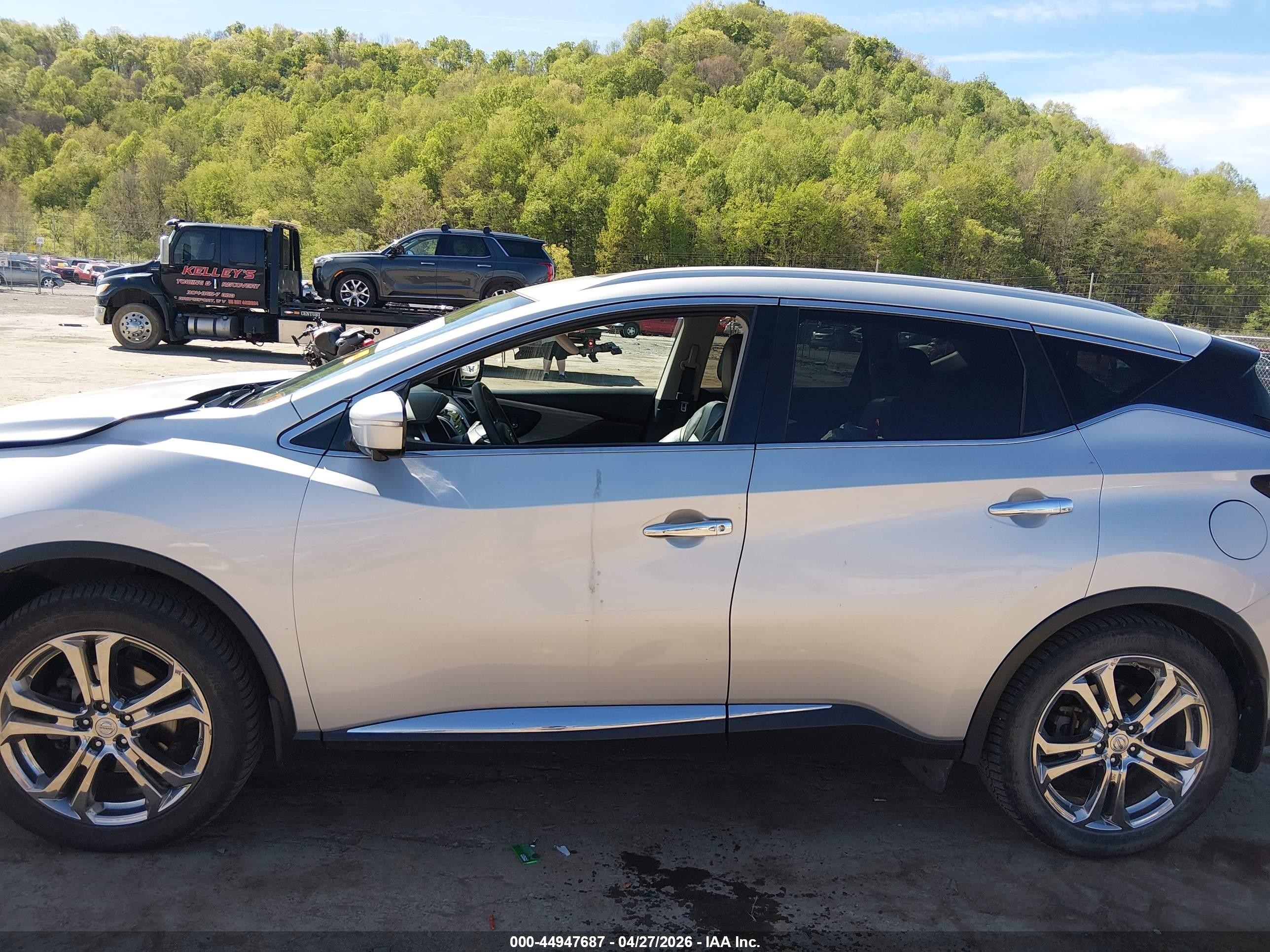 2015 Nissan Murano Platinum Silver vin: 5N1AZ2MH9FN276125