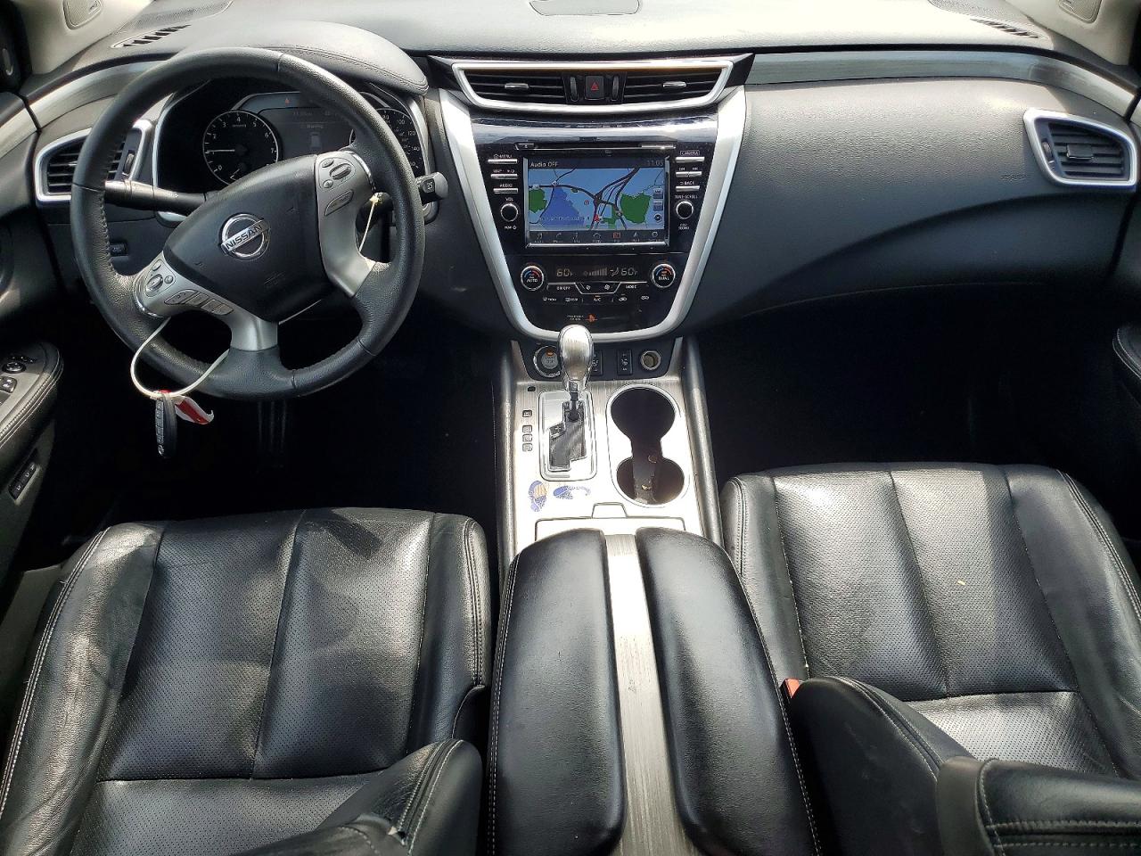 2015 Nissan Murano Sl Черный vin: 5N1AZ2MH9FN279557