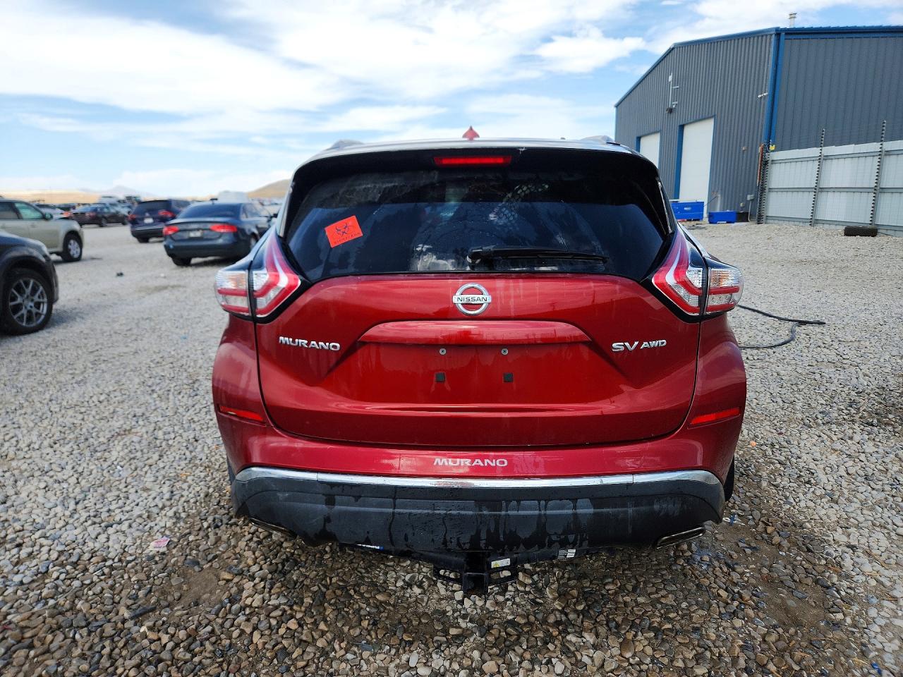 2015 Nissan Murano Sv Бордовый vin: 5N1AZ2MH9FN280126