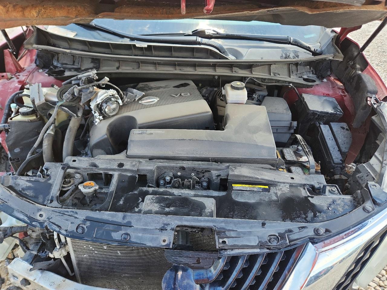 2015 Nissan Murano Sv Бордовый vin: 5N1AZ2MH9FN280126
