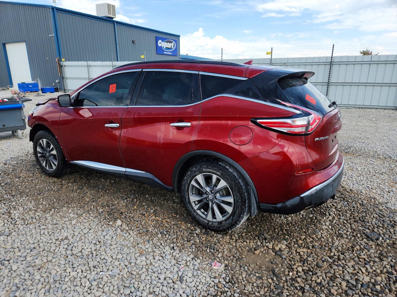 2015 Nissan Murano Sv Бордовый vin: 5N1AZ2MH9FN280126