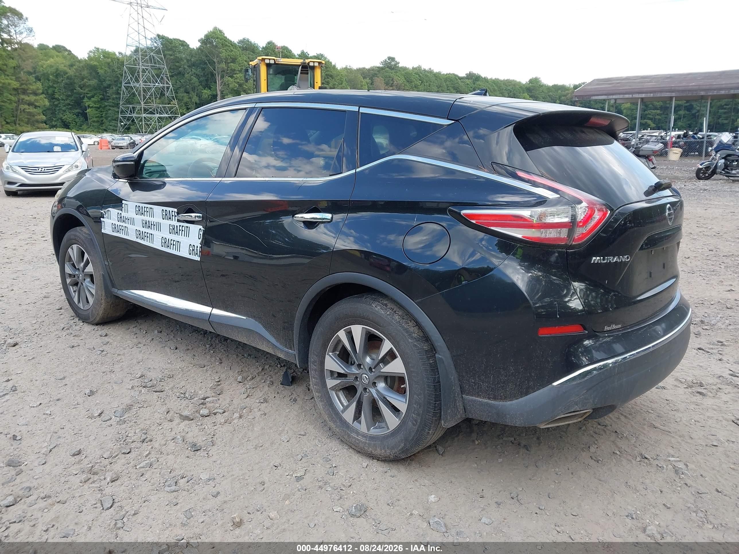 2015 Nissan Murano S Gray vin: 5N1AZ2MH9FN282409