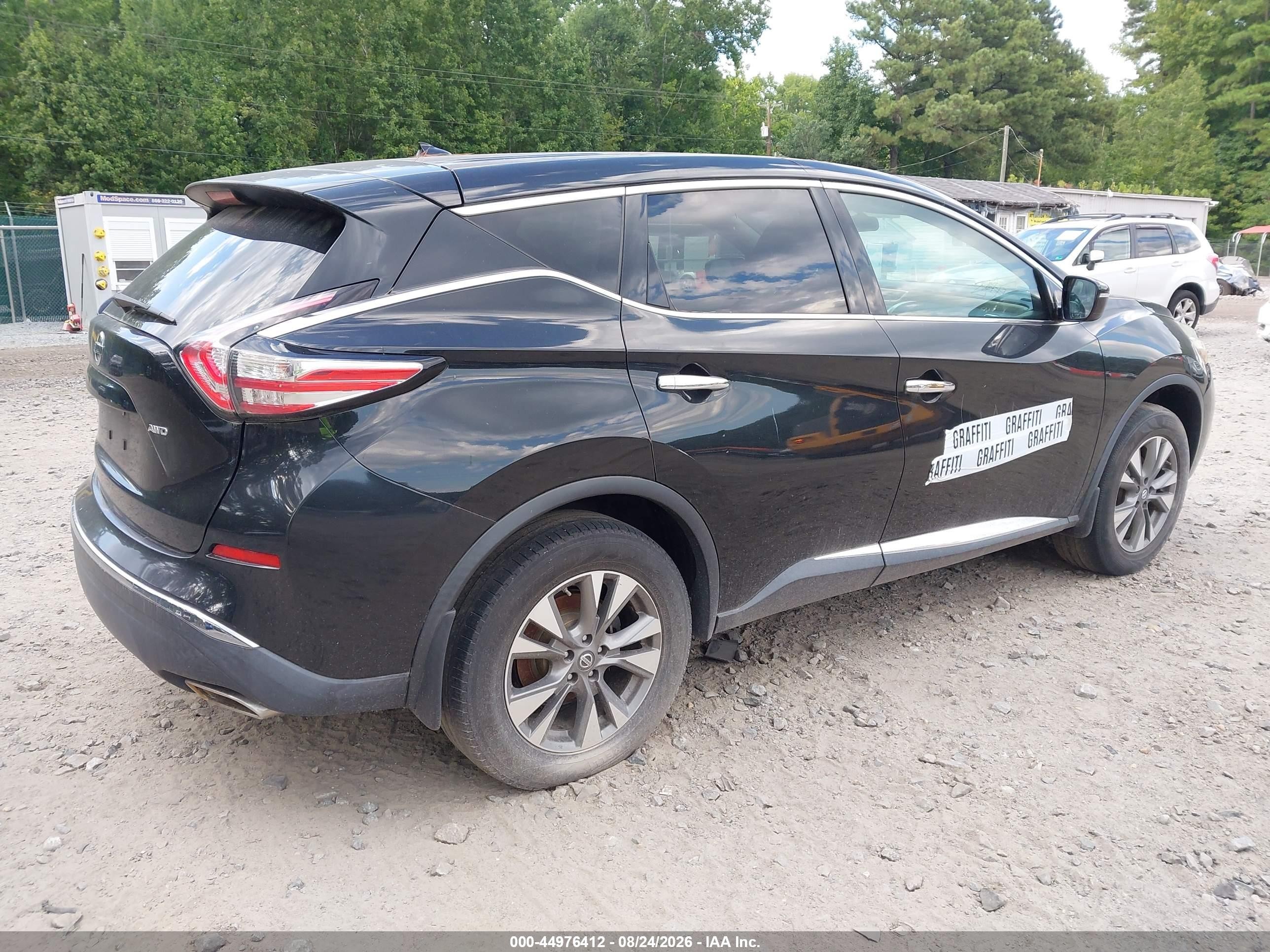 2015 Nissan Murano S Gray vin: 5N1AZ2MH9FN282409