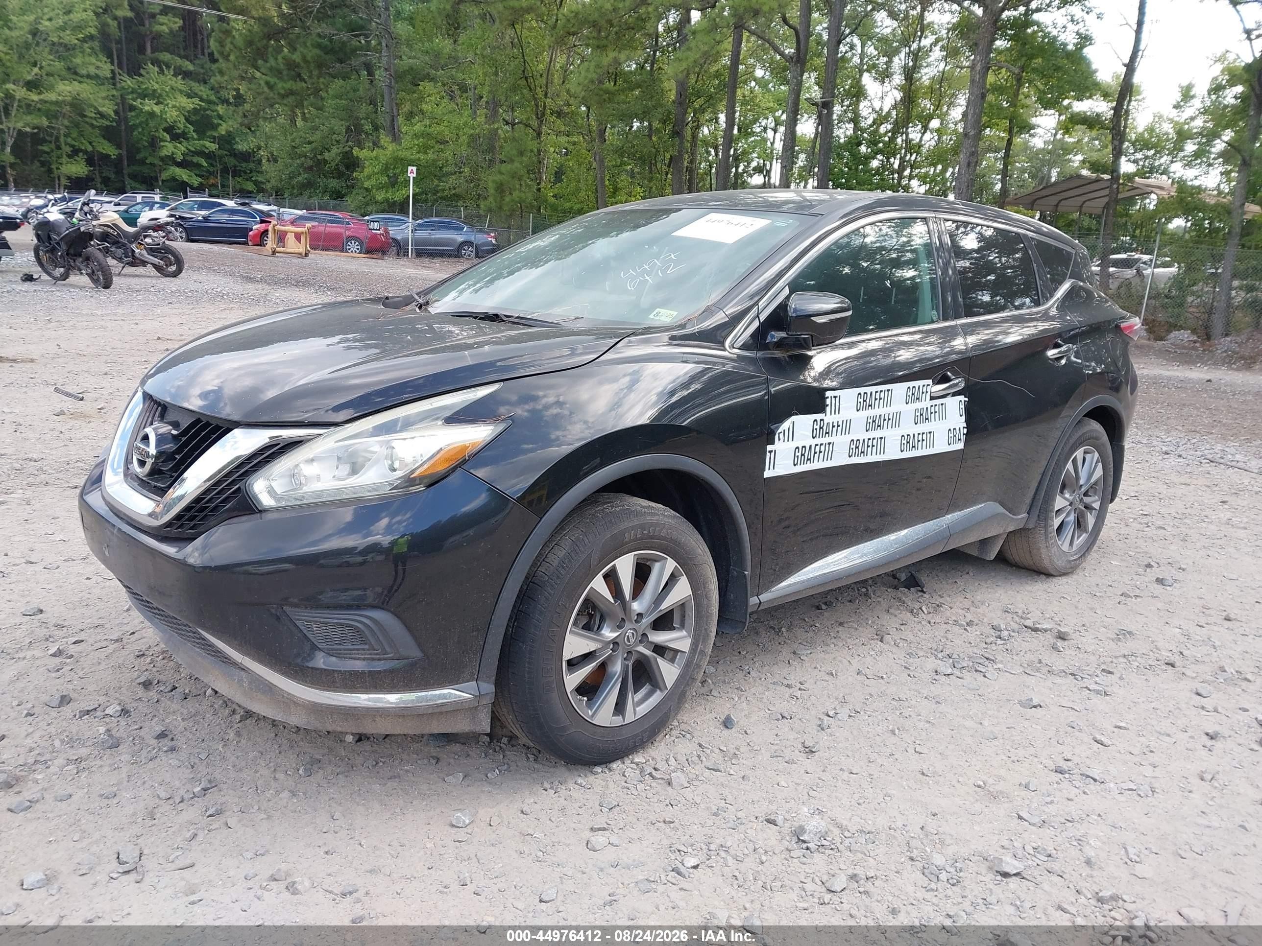 2015 Nissan Murano S Gray vin: 5N1AZ2MH9FN282409