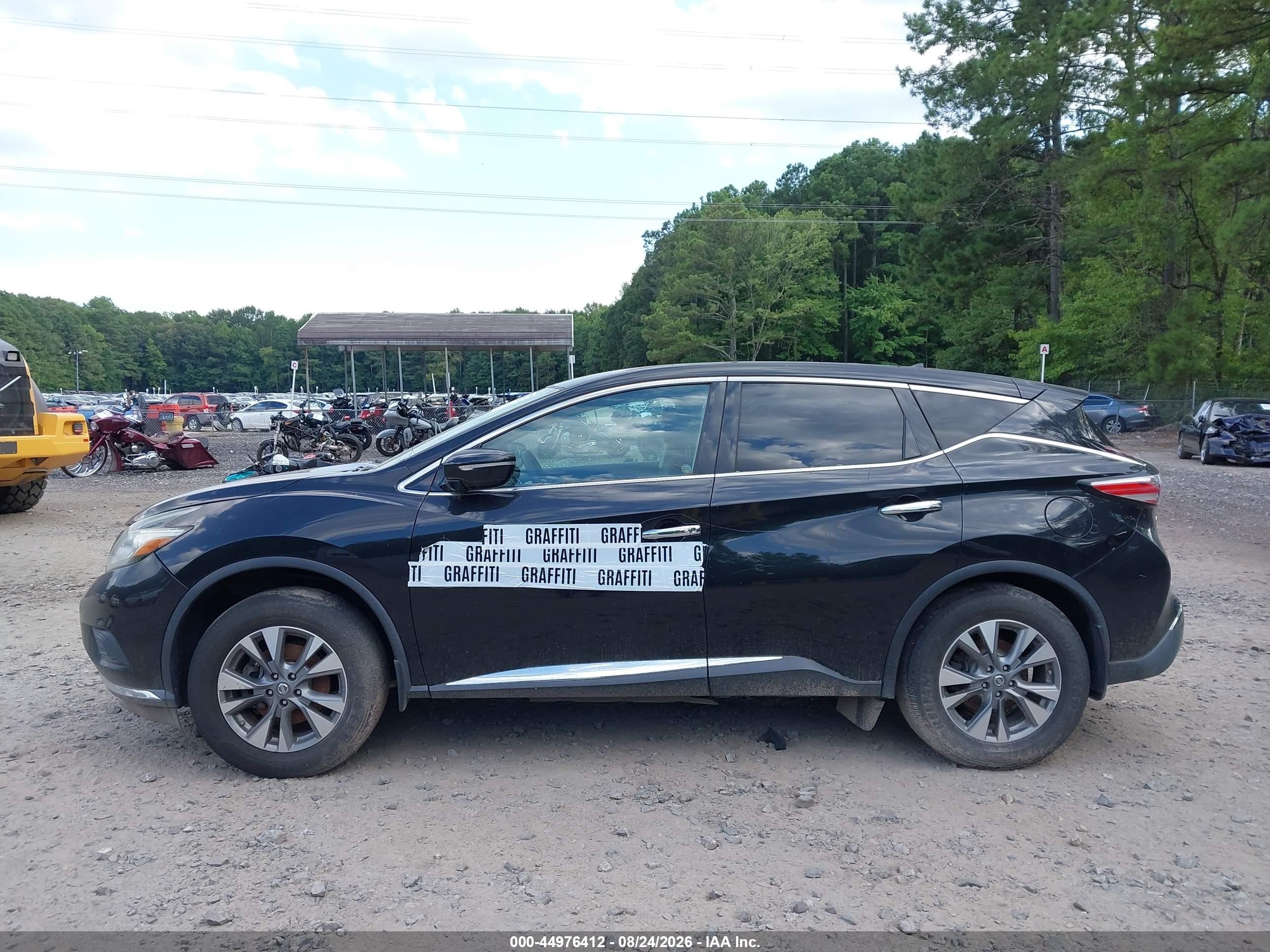 2015 Nissan Murano S Gray vin: 5N1AZ2MH9FN282409