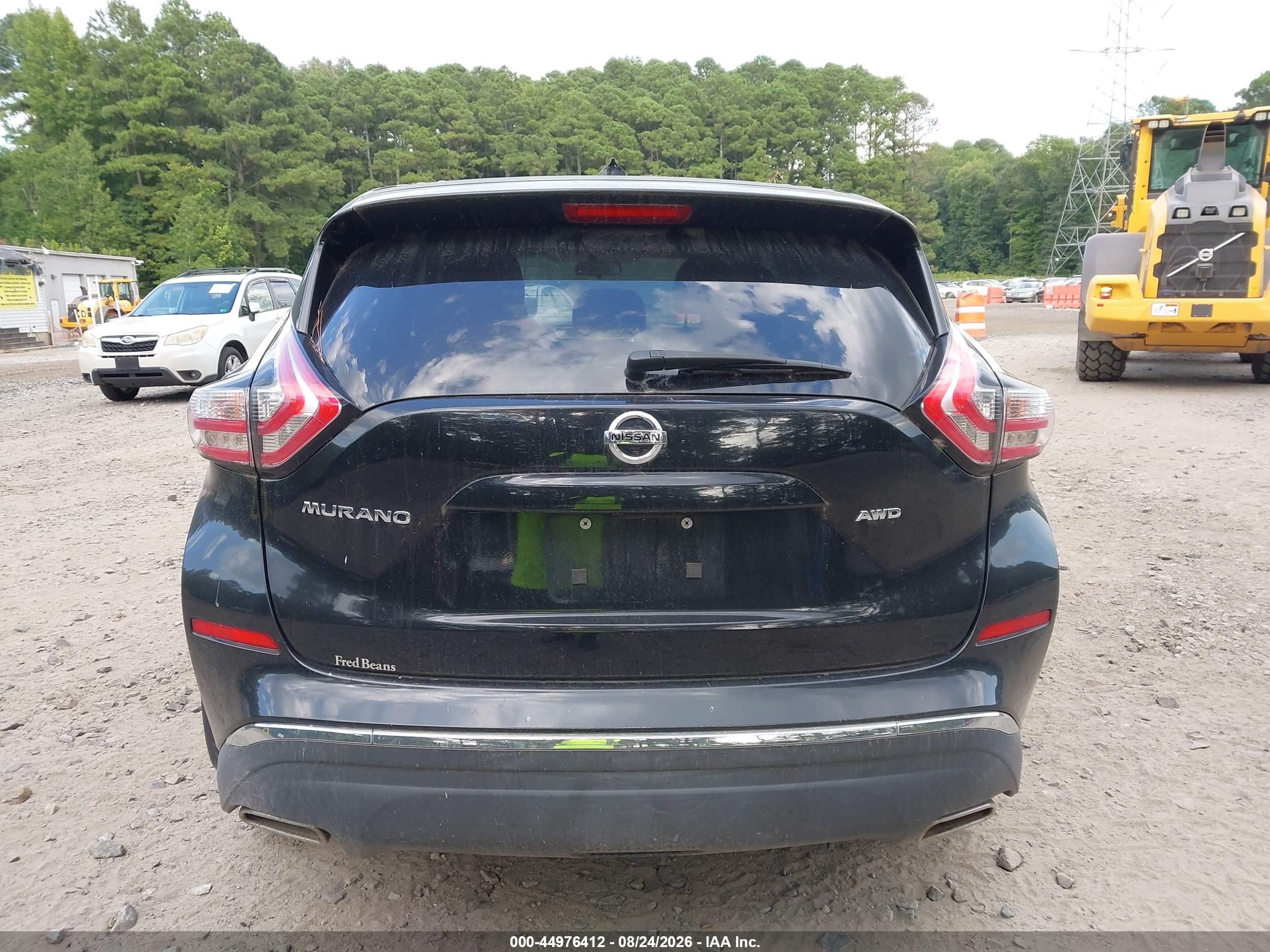 2015 Nissan Murano S Gray vin: 5N1AZ2MH9FN282409