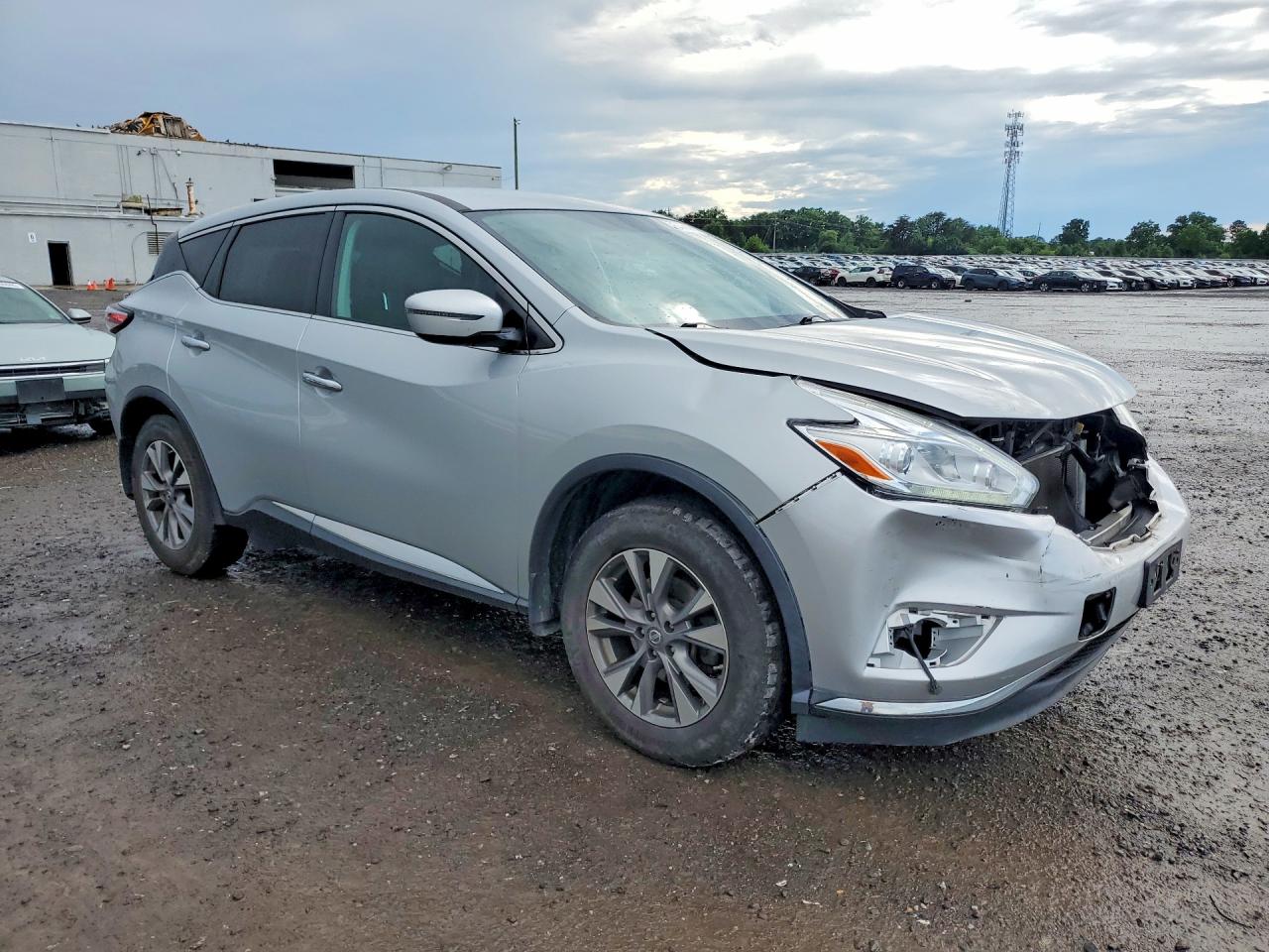 2017 Nissan Murano S Серебряный vin: 5N1AZ2MH9HN190686