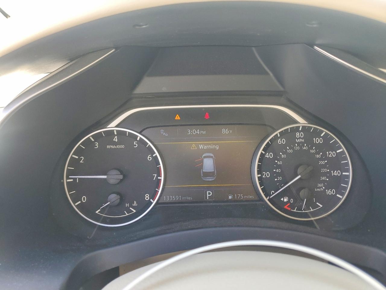 2015 Nissan Murano Sl Белый vin: 5N1AZ2MHXFN212725