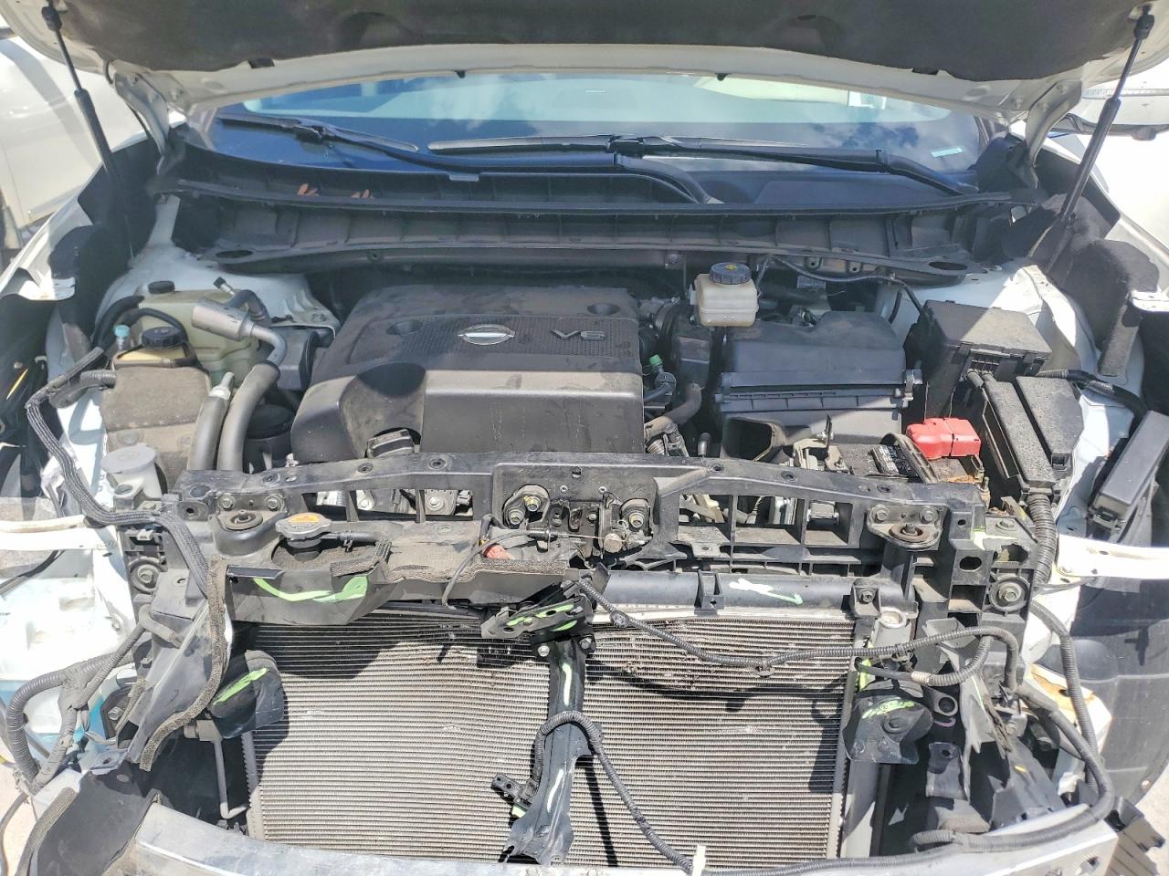 2015 Nissan Murano Sl Белый vin: 5N1AZ2MHXFN212725